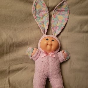 Cabbage Patch Kid, soft, bunny, pink